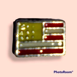 American Flag Floating Charm